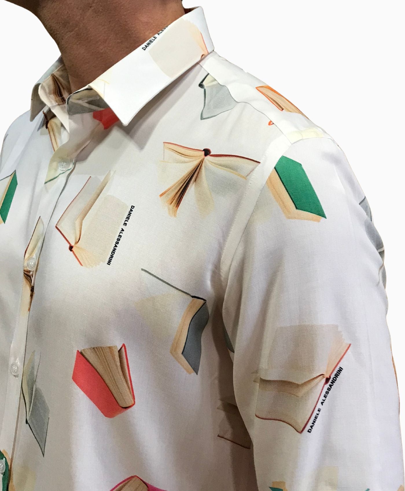 Camisa Libros blanco