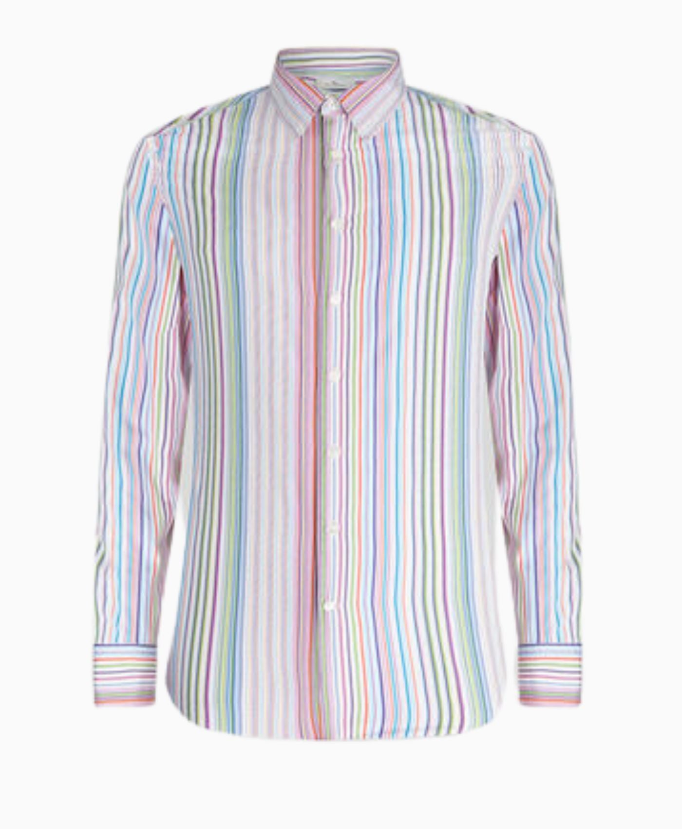 Camisa Listones E Multicolor