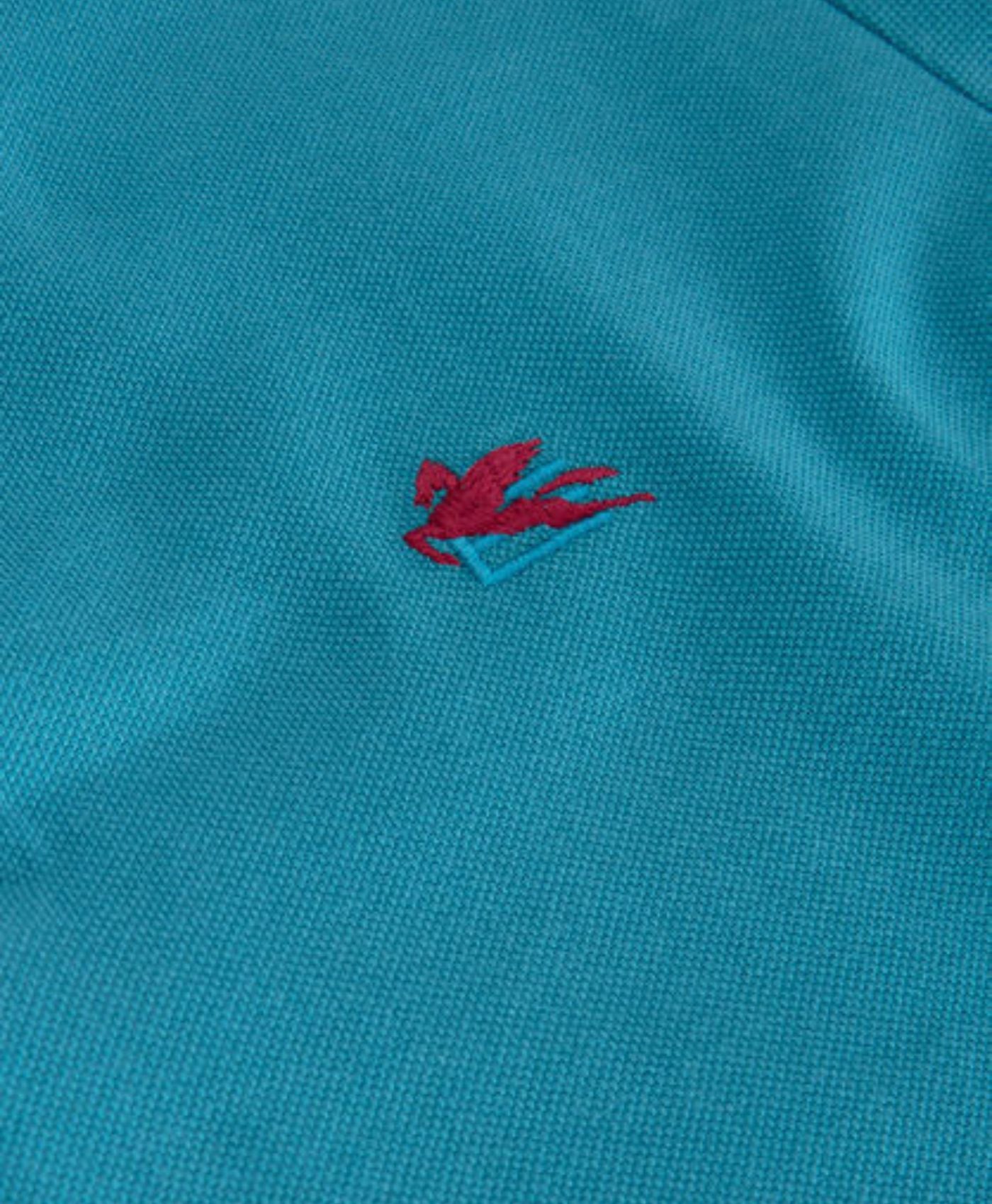 Polo Basico E Azul