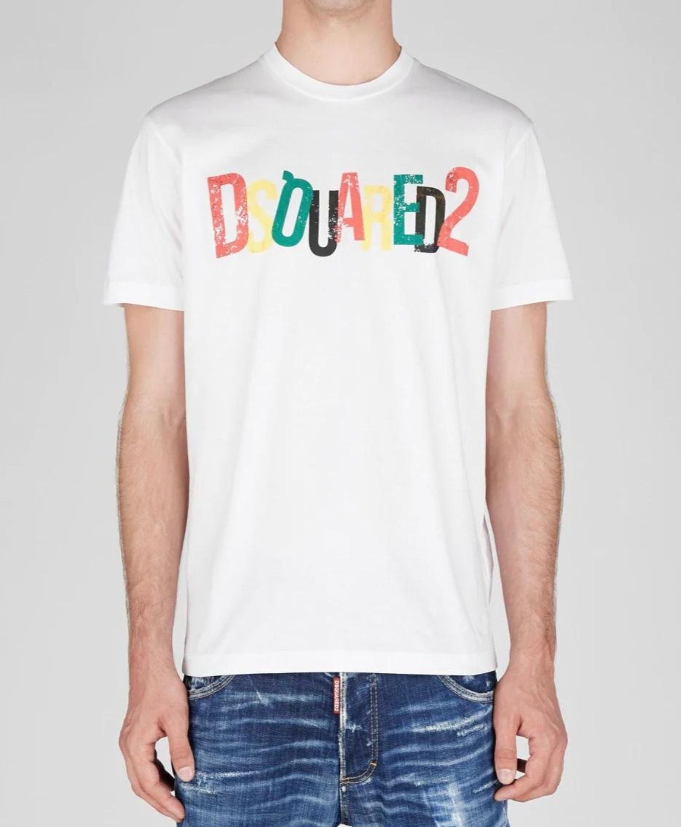 Camiseta Letras Blanco