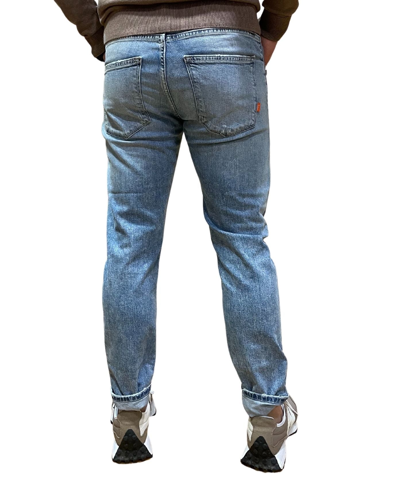 Pantalone Denim Azul medio