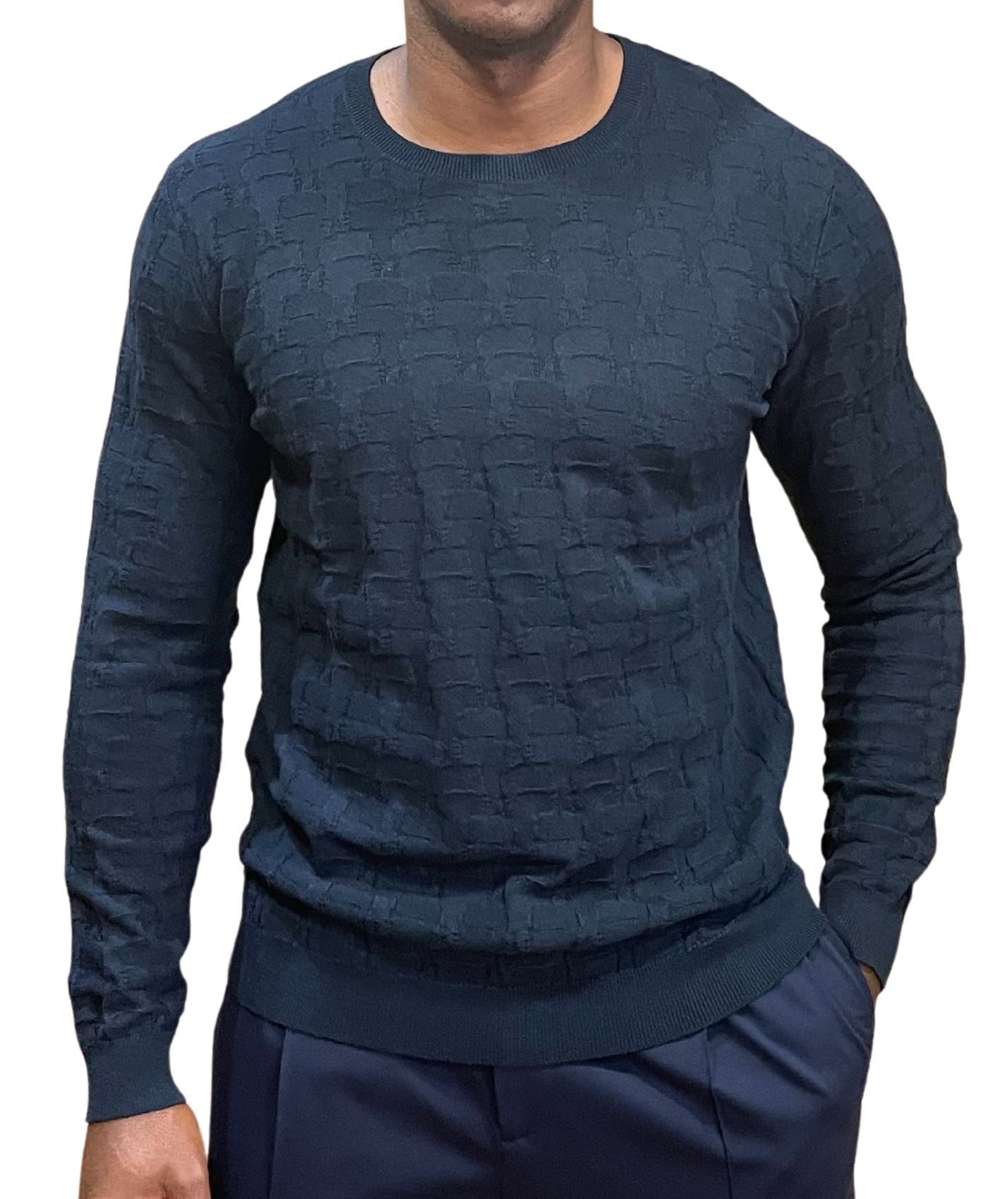 Suéter punto M/L Logos Karl