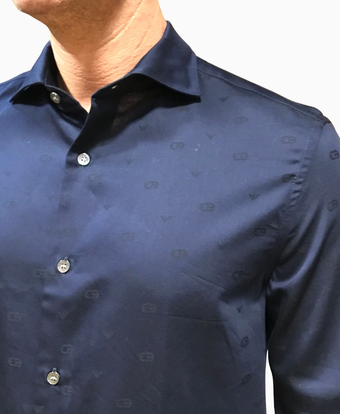 Camisa Logos EA Marino