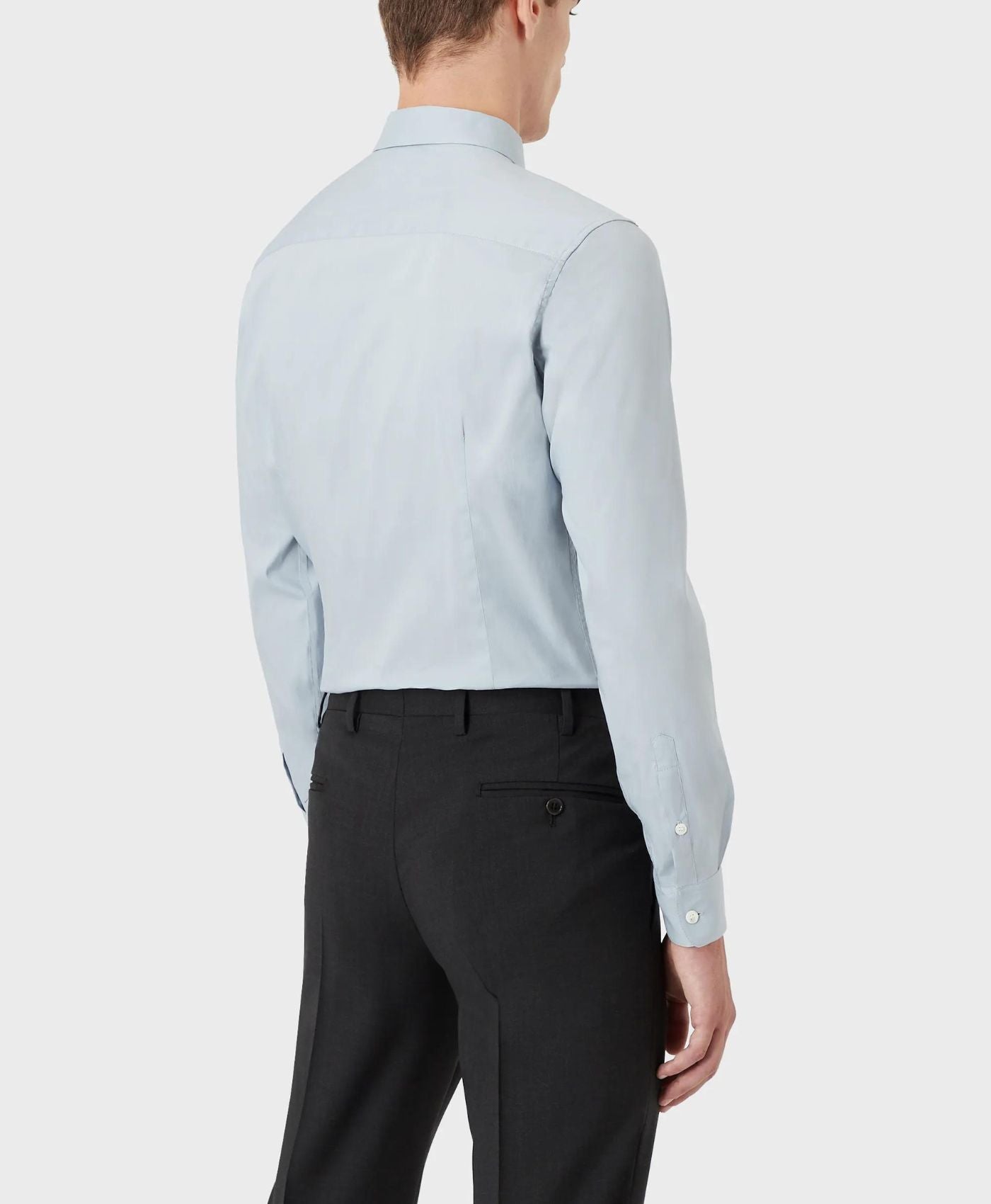 Camisa Lisa 8N1C09 Azzurro