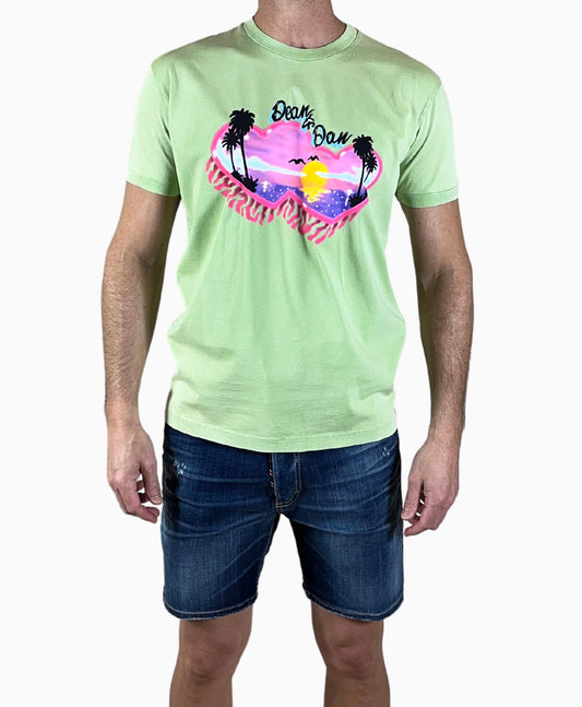Camiseta S71GD1385 Verde claro
