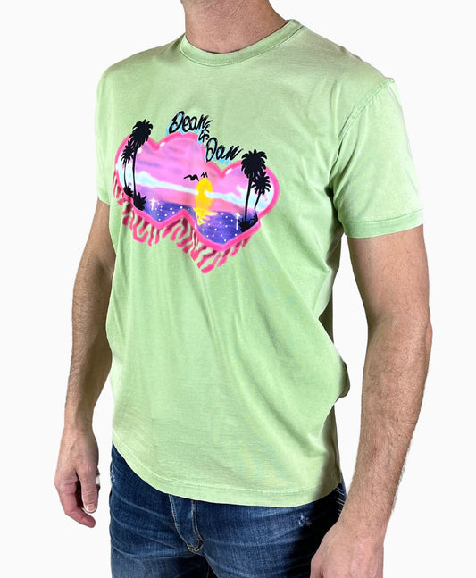 Camiseta S71GD1385 Verde claro