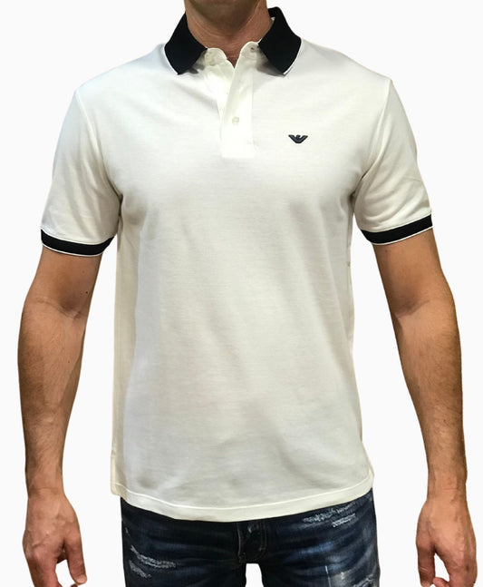 Polo Bianco collo Blanco