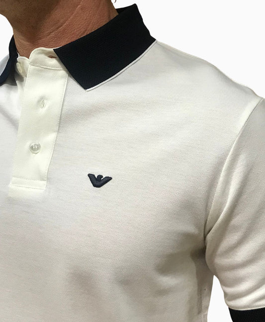 Polo Bianco collo Blanco