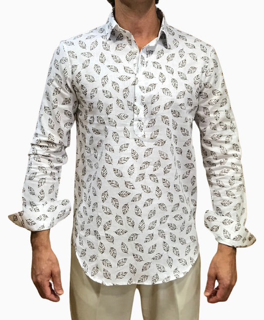 Camisa Maniche Blanco