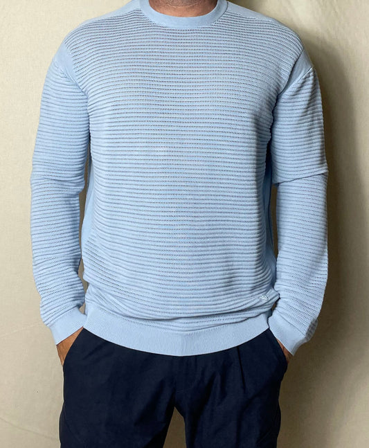 Jersei EM000889 celeste