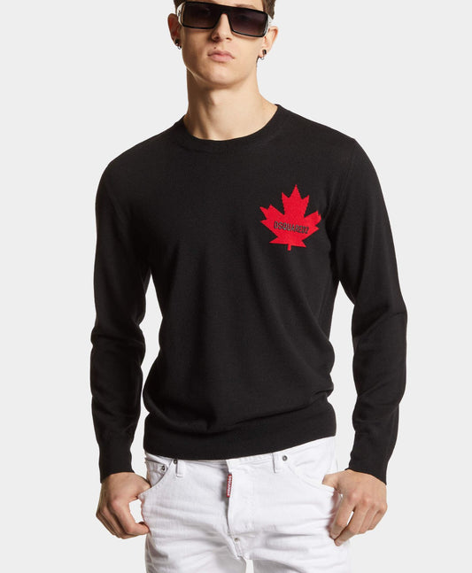 Crewneck S74HA1481 negro