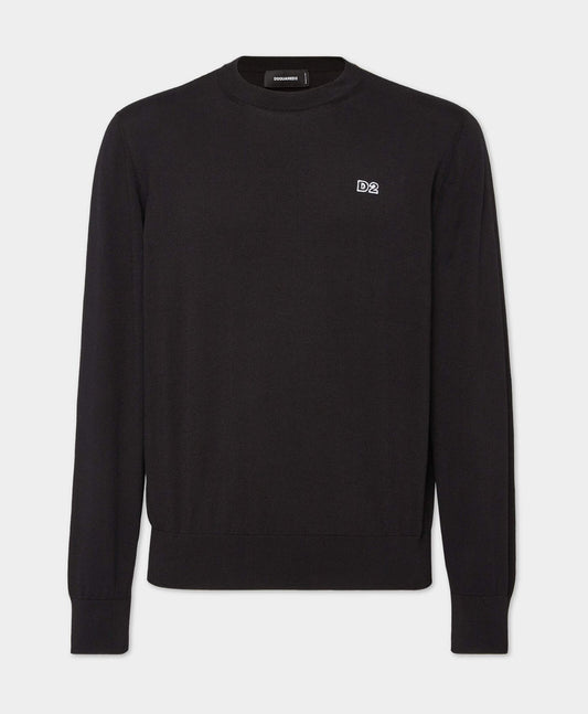 Crewneck S74HA1486 negro