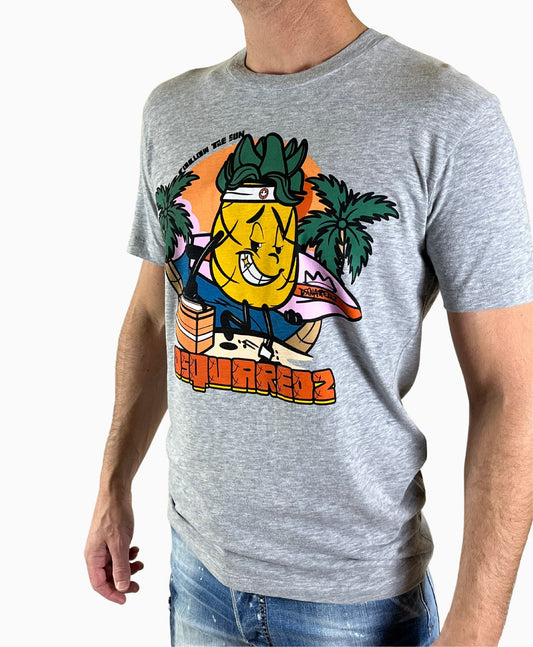 Camiseta Piña Gris