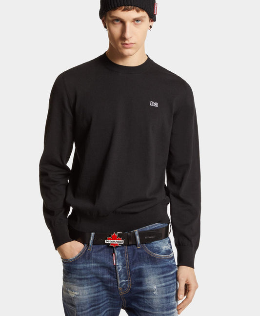 Crewneck S74HA1486 negro