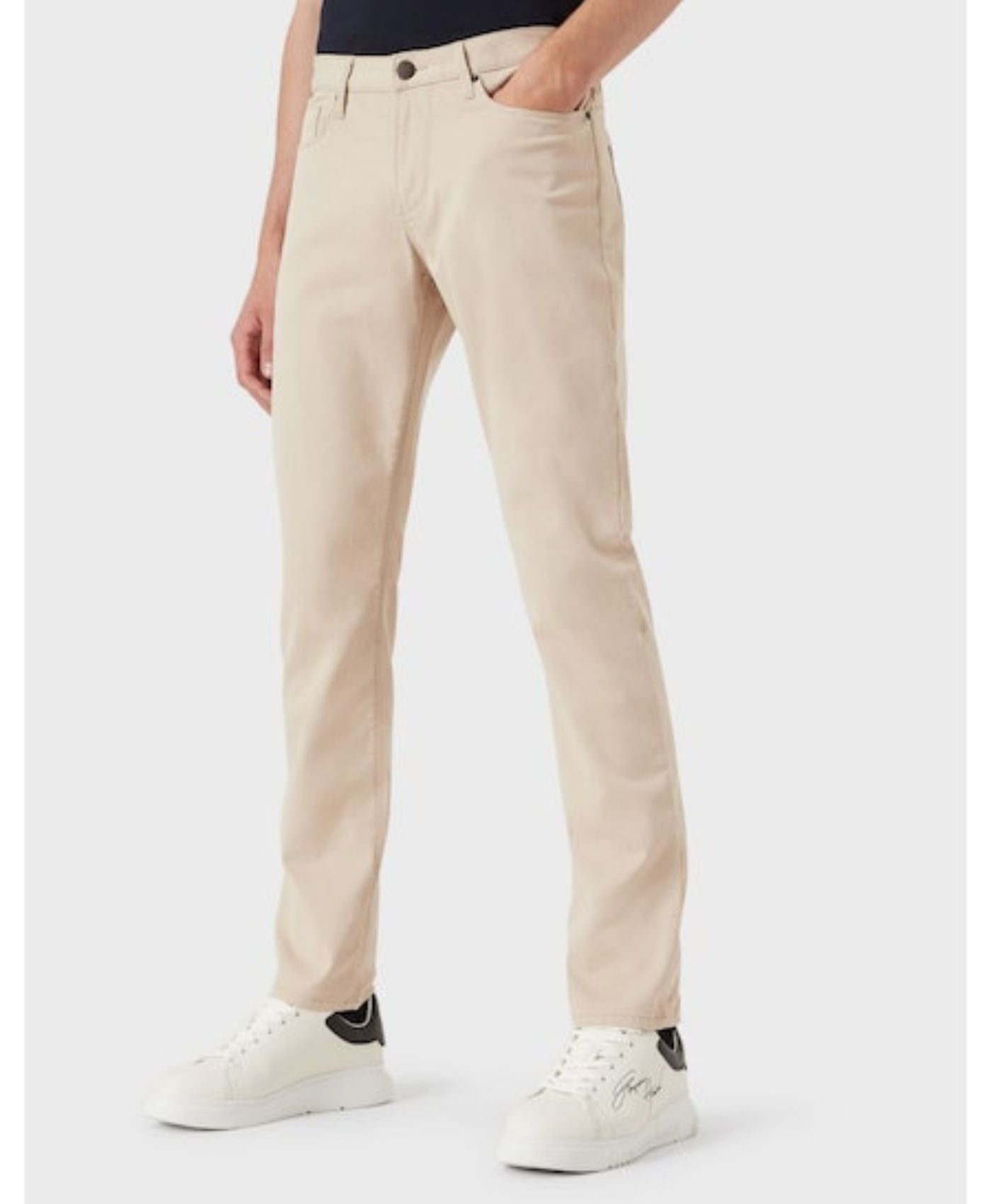 Pantalon 5 Pockets Beige