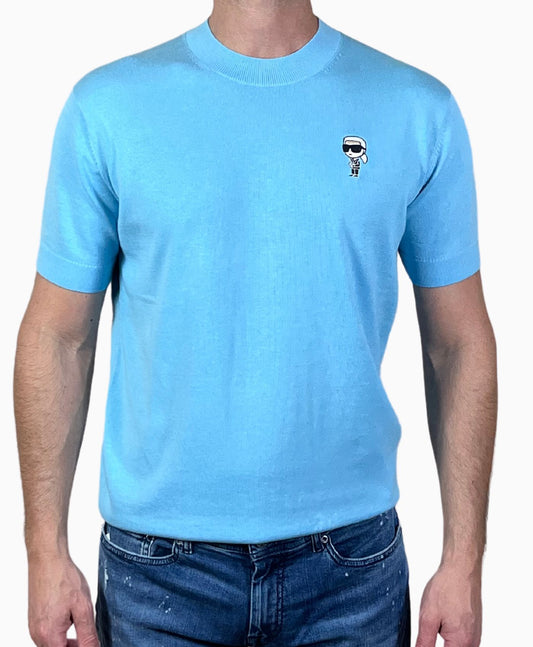 Camiseta Punto 655007 Celeste