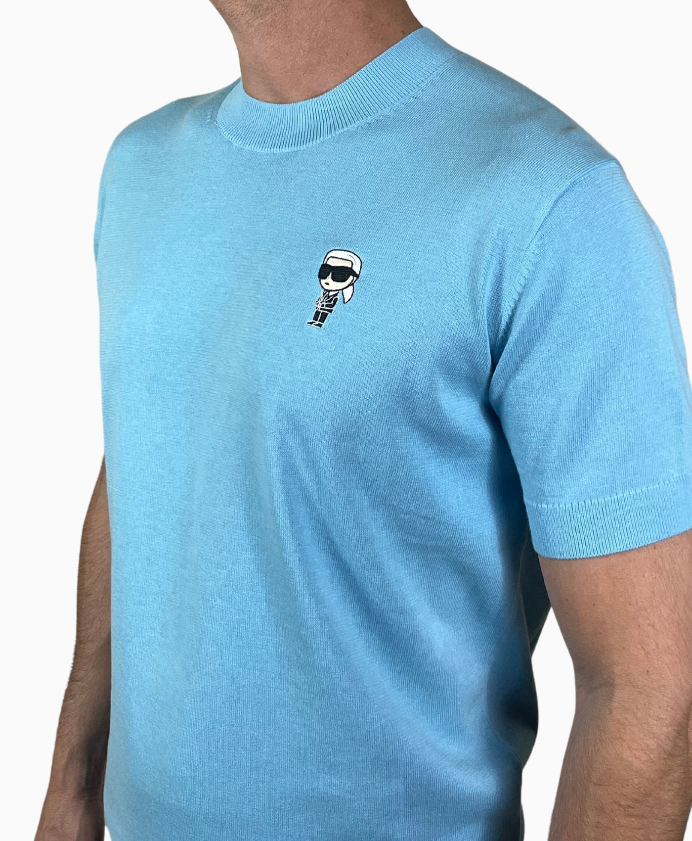 Camiseta Punto 655007 Celeste