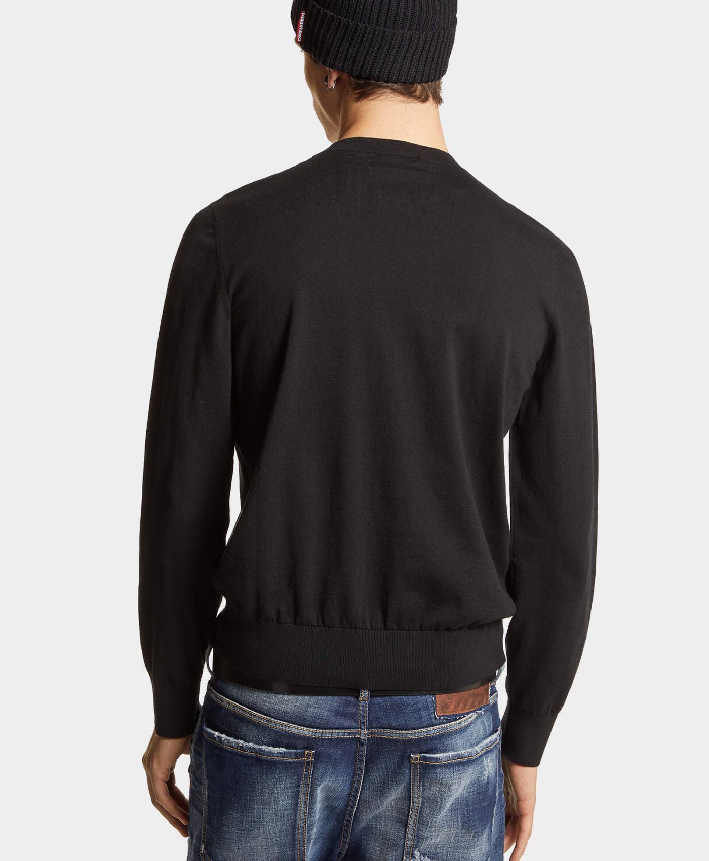 Crewneck S74HA1486 negro