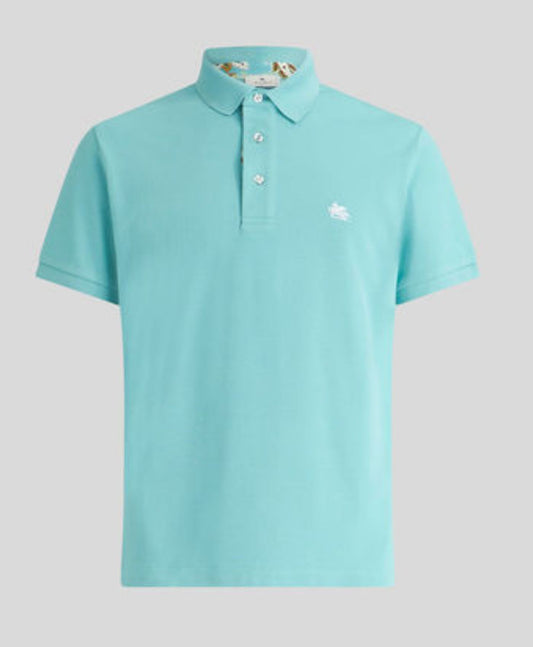 Polo Etro Verde Aqua
