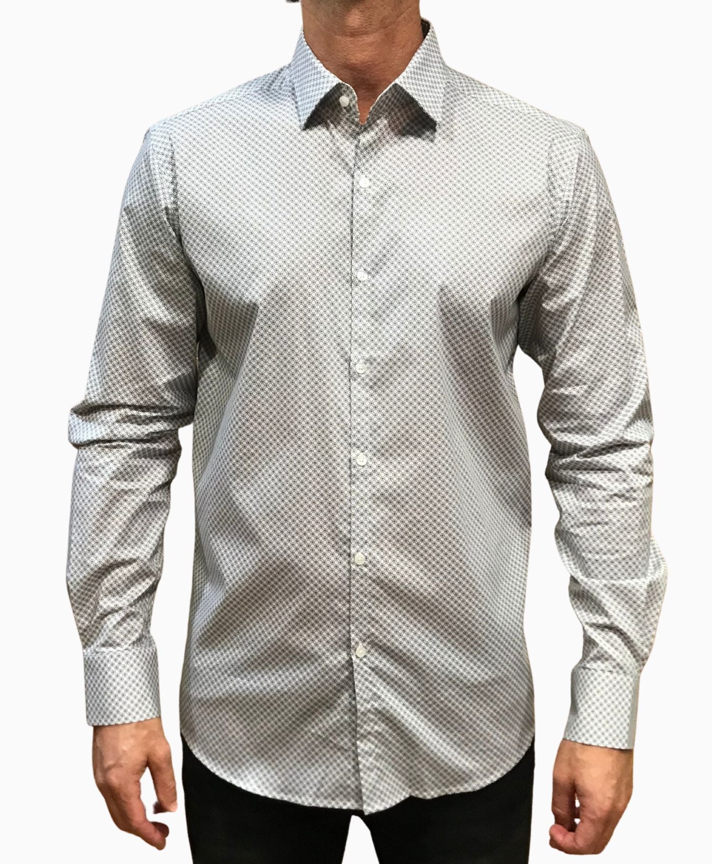Camisa 605003-19 negro y blanco