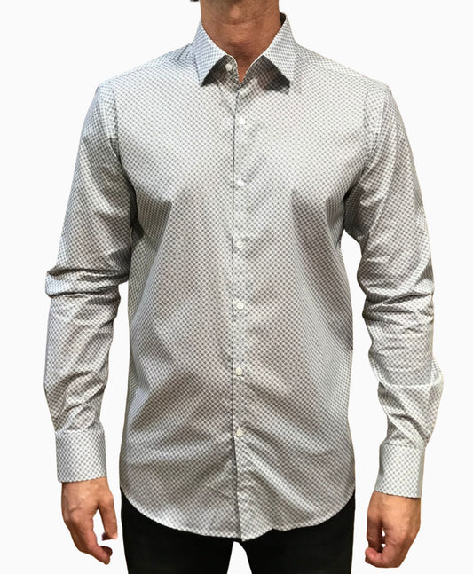 Camisa 605003-19 negro y blanco