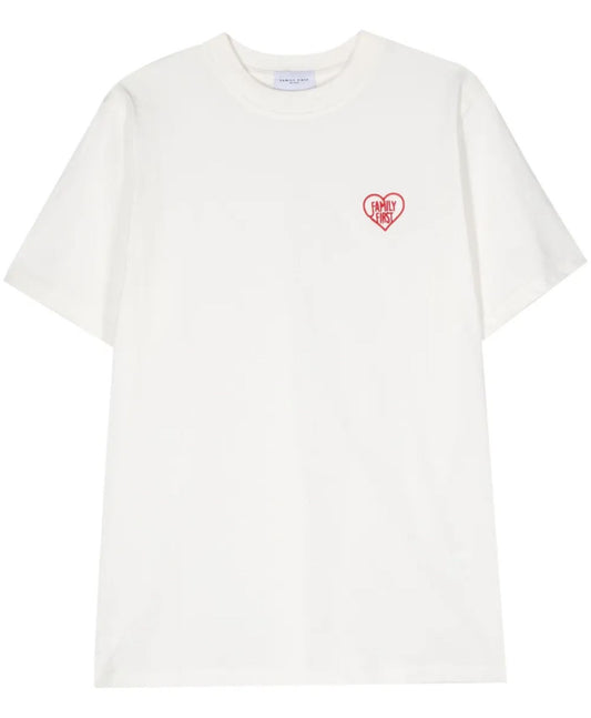 Camiseta heart blanco