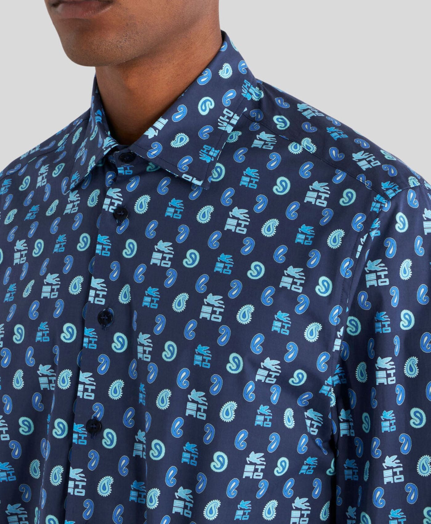 Camisa Logos E Marino