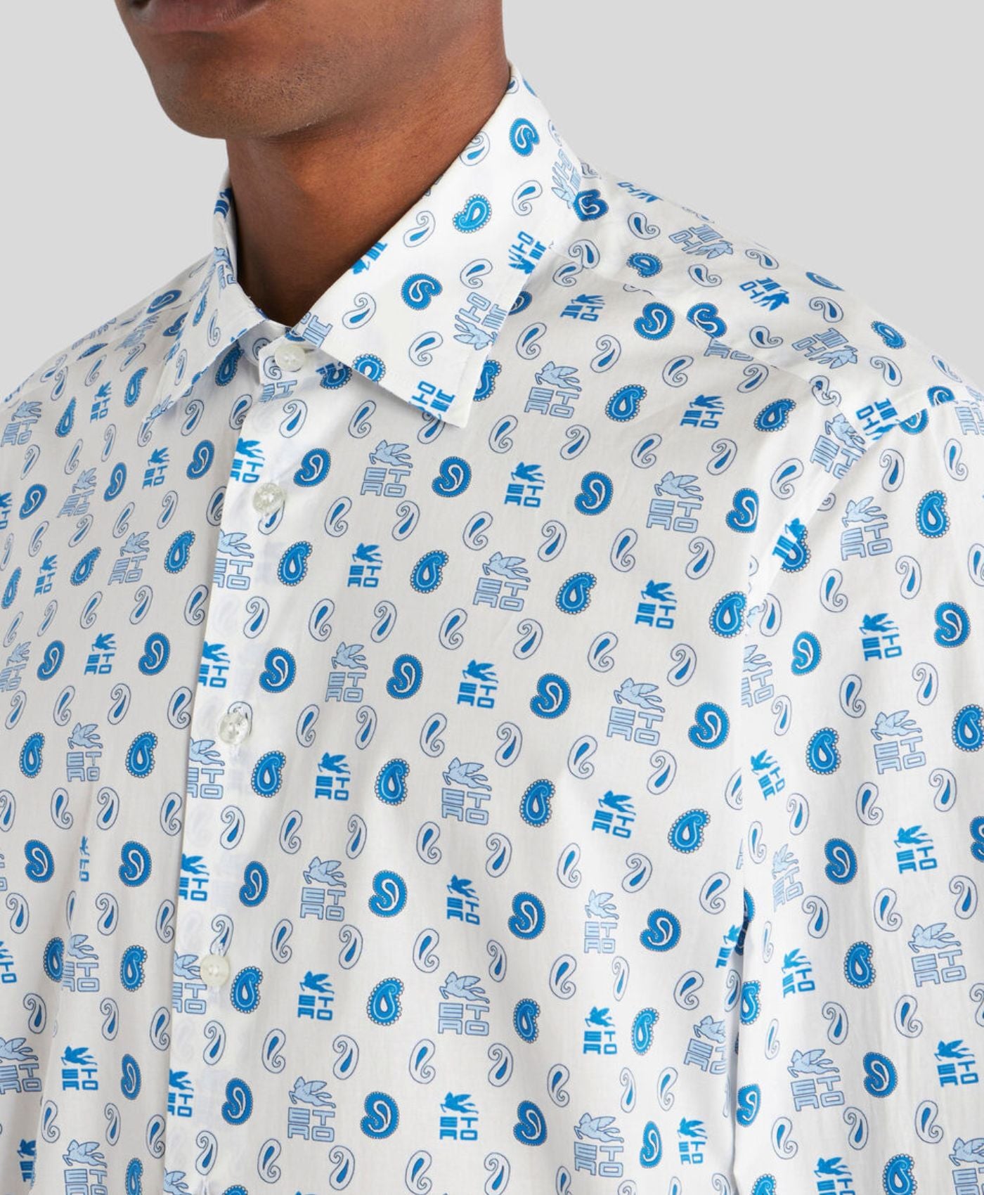 Camisa Logos E Blanco