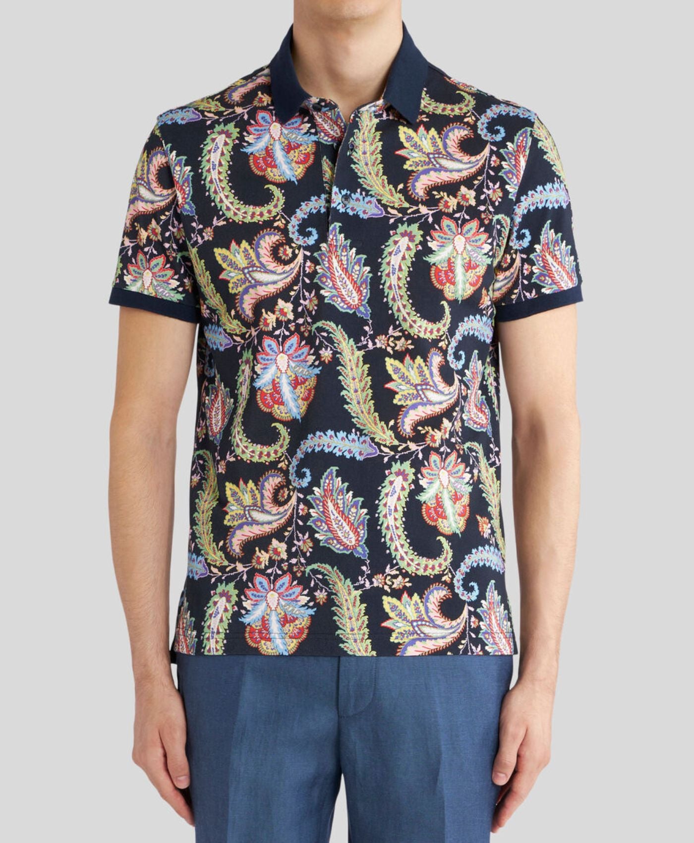 Polo Pasley Etro Marino/Verde