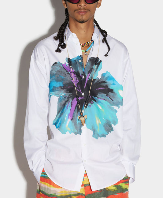 Camisa Dropped Blanco