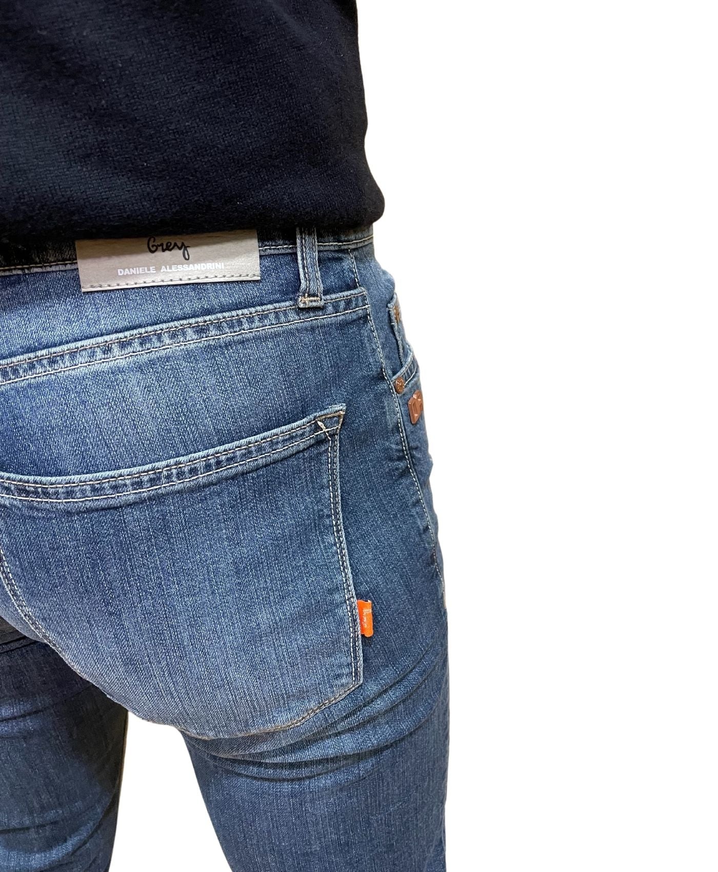 Pantalone  Denim Azul Oscuro