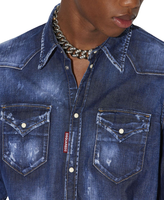 Camisa Classic western Marino
