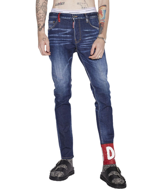 Jeans L.A. customized cool guy cropped Marino
