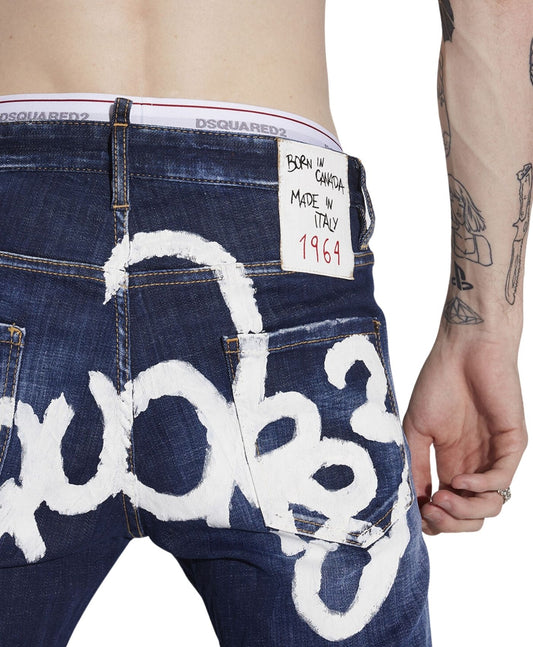 Jeans L.A. customized cool guy cropped Marino