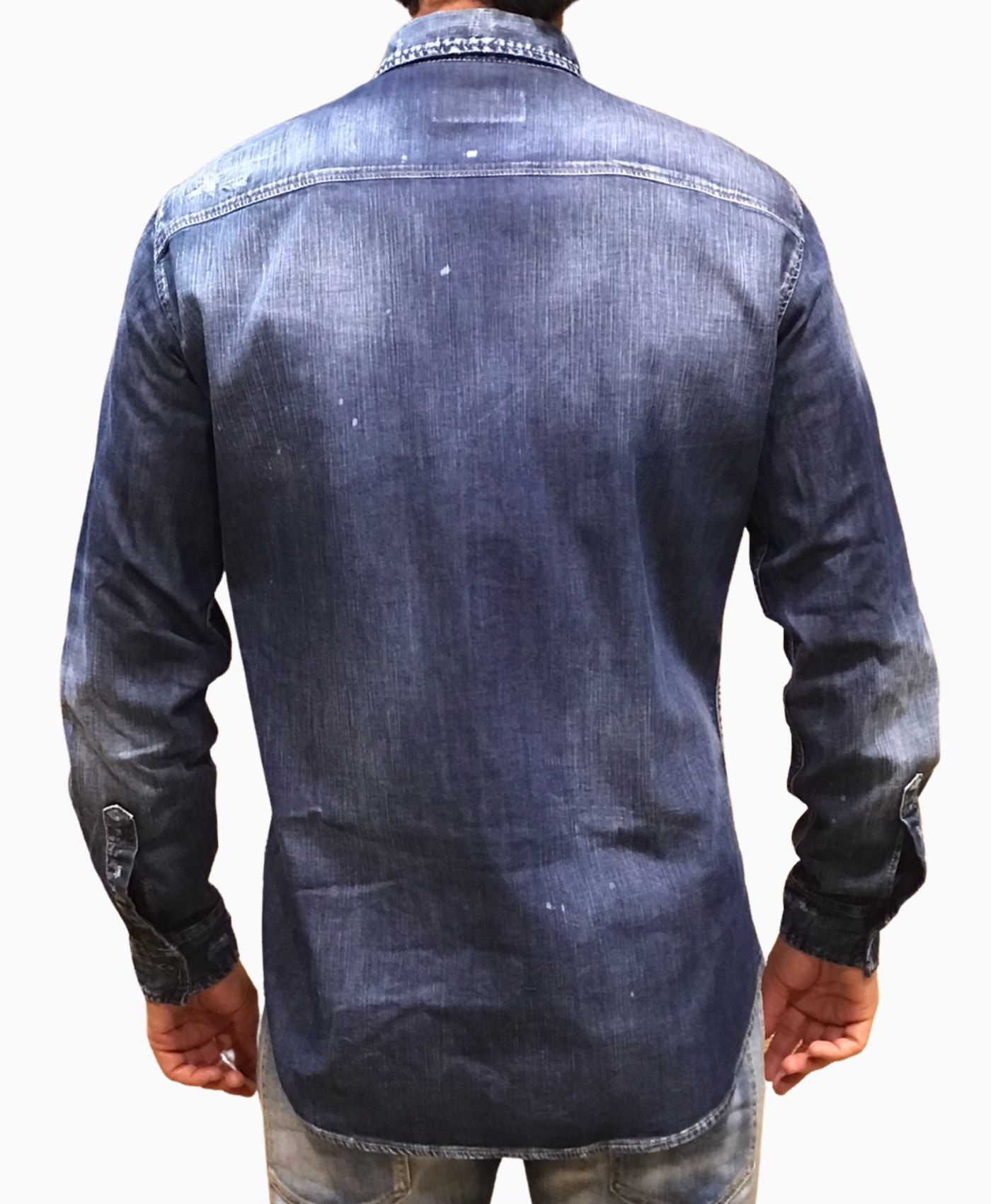 Camisa D2 Relax Dan Azul Medio