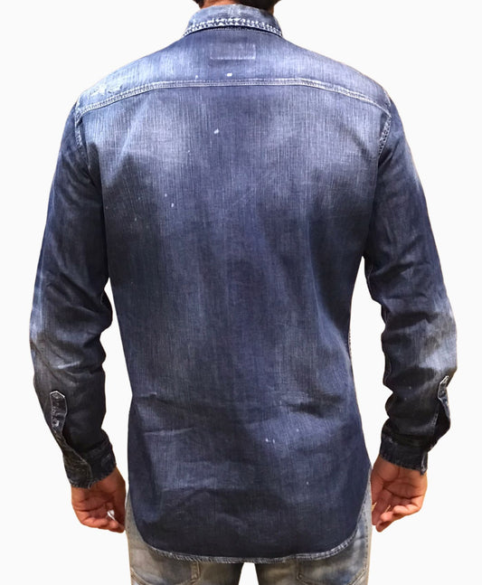 Camisa D2 Relax Dan Azul Medio