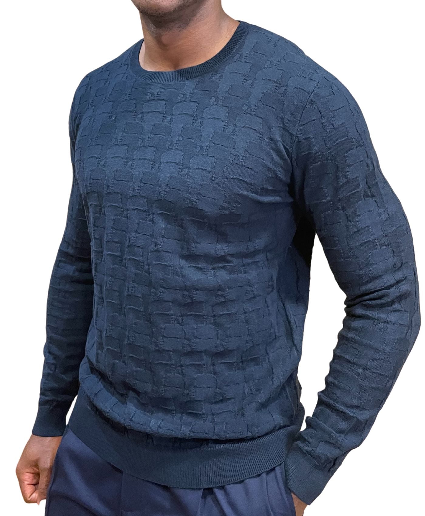 Suéter punto M/L Logos Karl