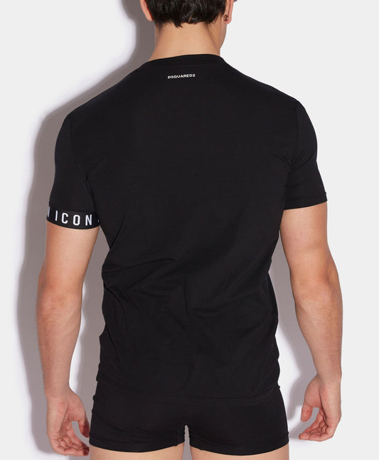 Camiseta Neck icon Negro