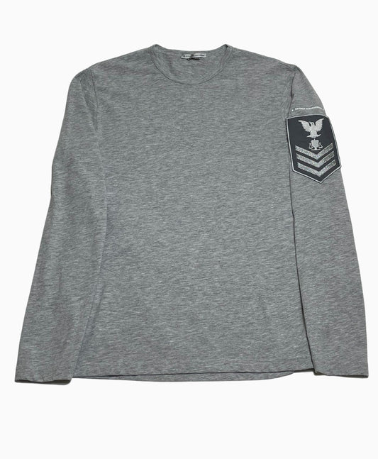 Camiseta plotone patch Gris