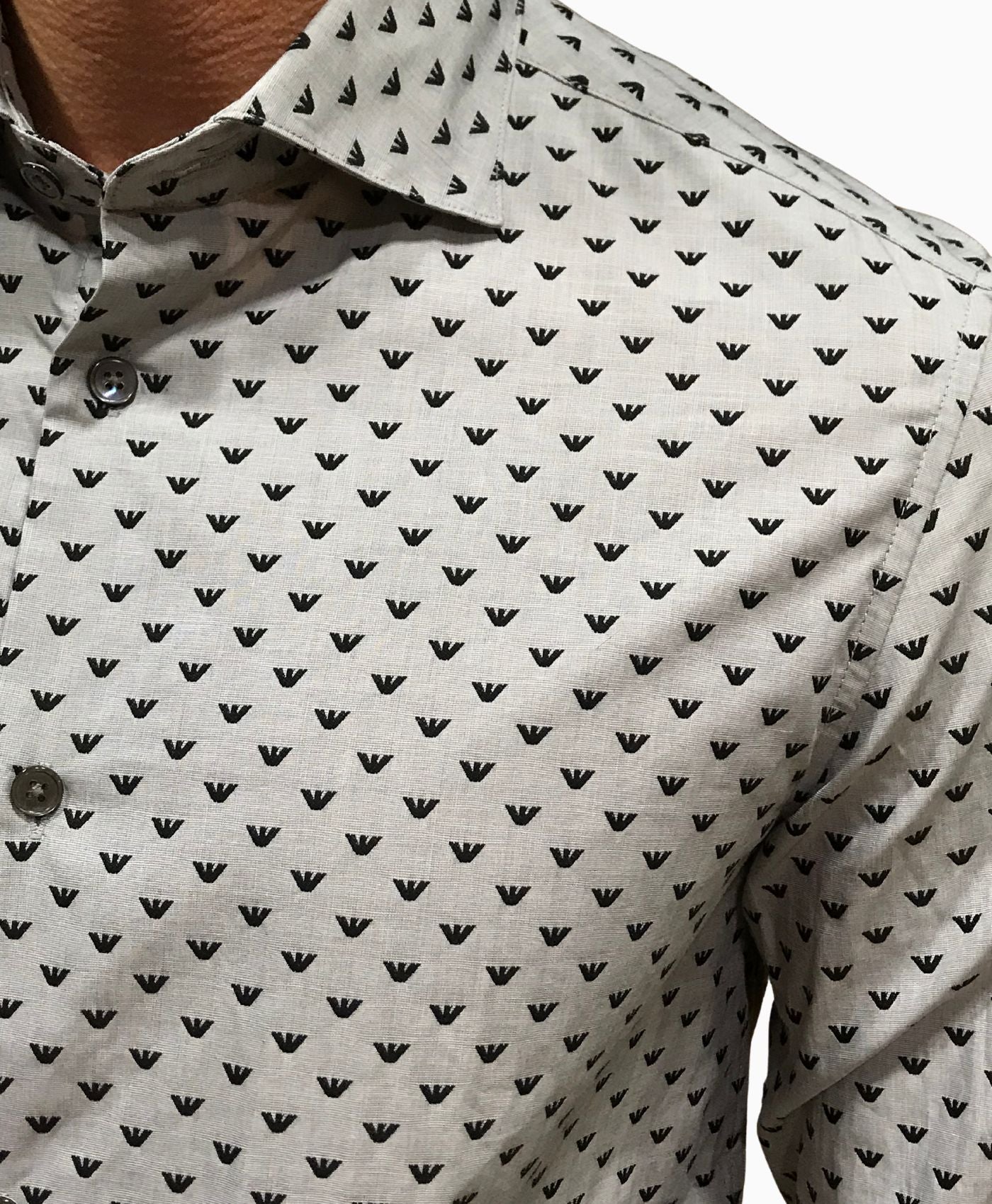 Camisa Logos EA Gris