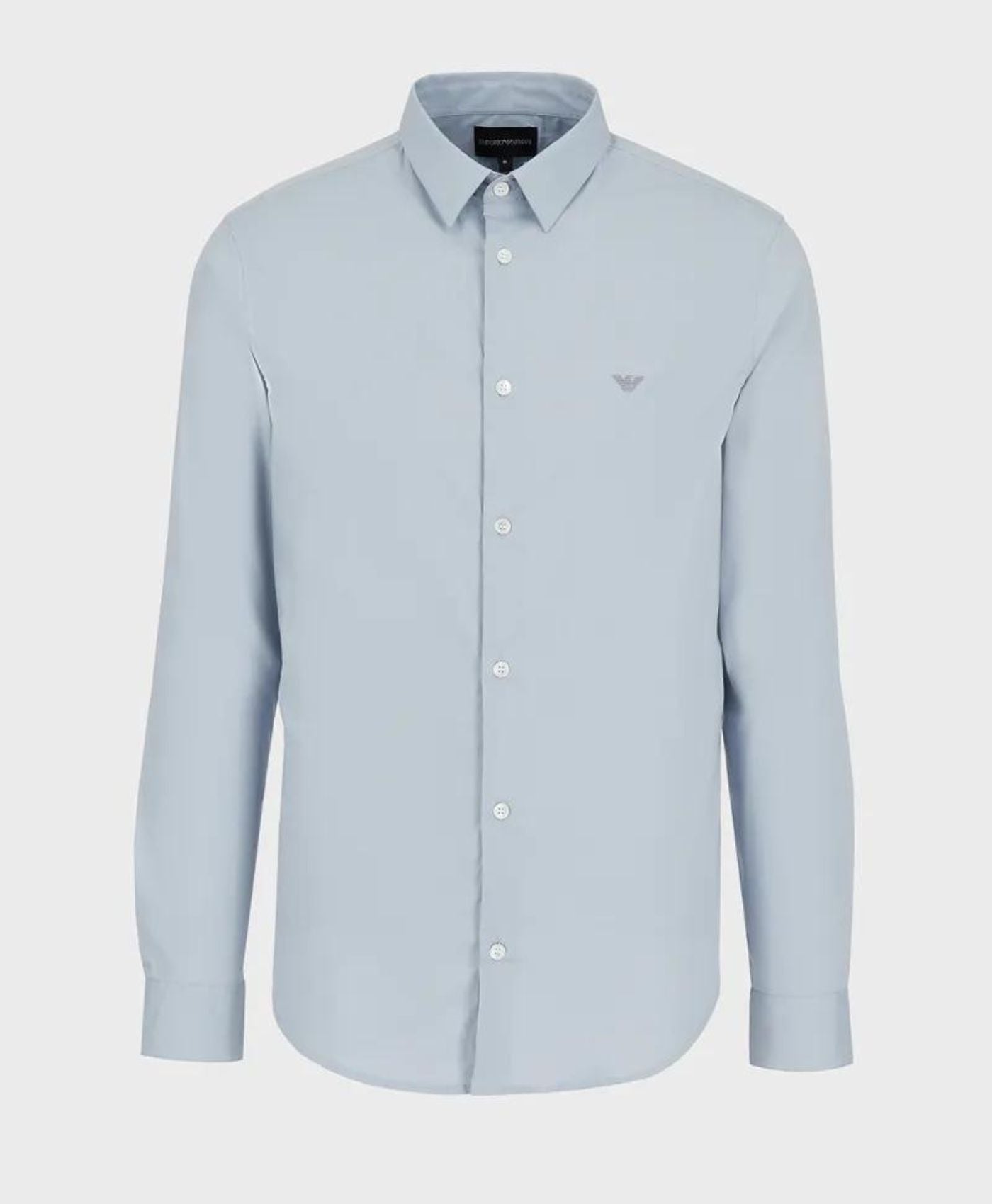 Camisa Lisa 8N1C09 Azzurro
