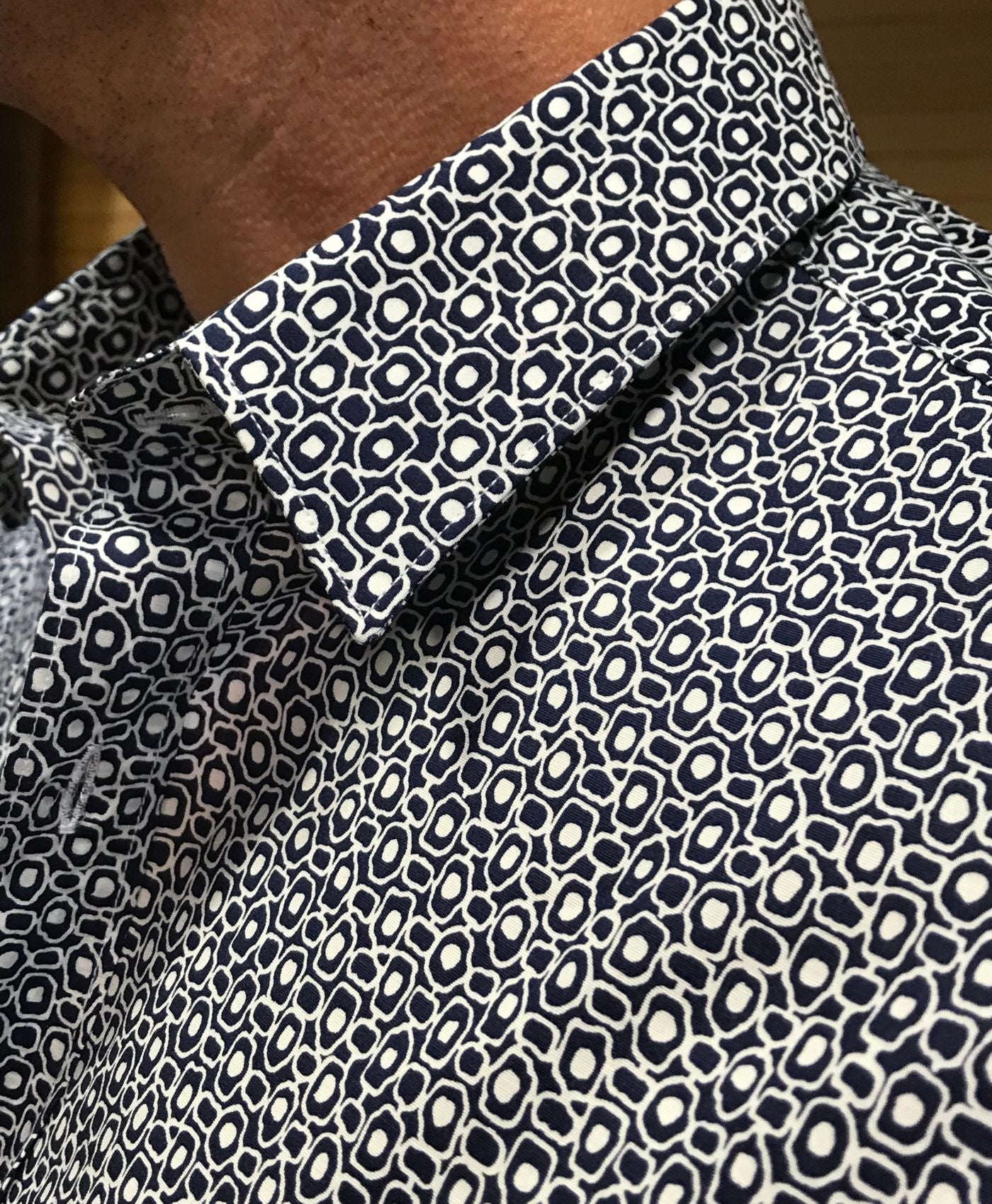Camisa Marino/Blanca